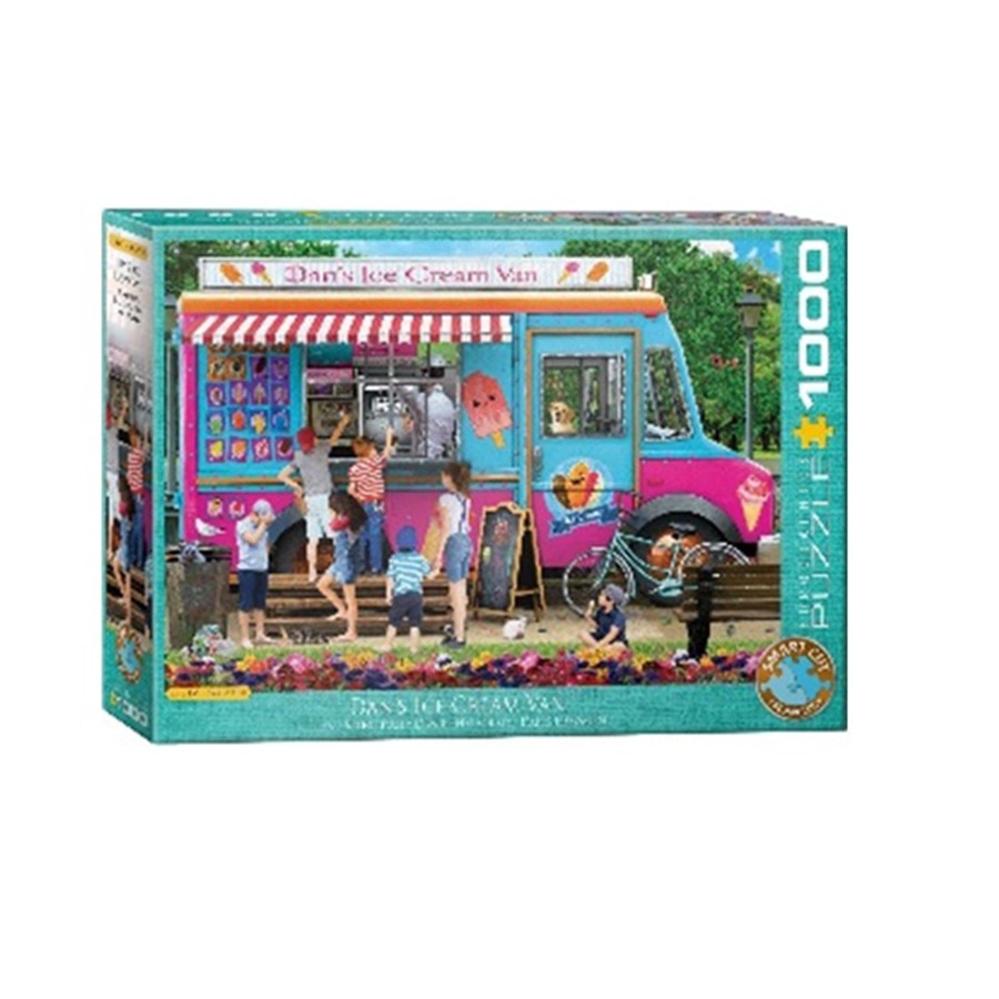 Puzzle Eurographics - Dan's ice cream Van P. Normand, 1000 piese