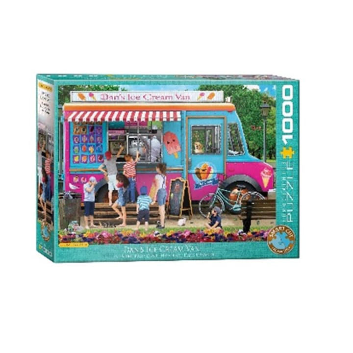 Пъзел Eurographics - Dan's ice cream Van P. Normand, 1000 части