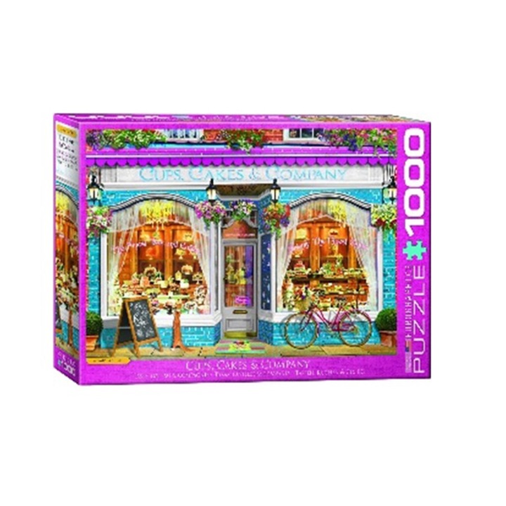 Пъзел Eurographics - Cups cakes & company, 1000 части
