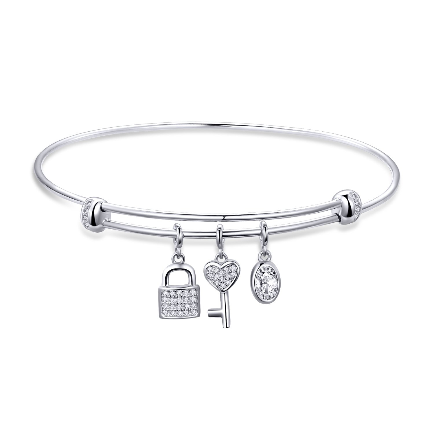 Lock and Key Bangle
