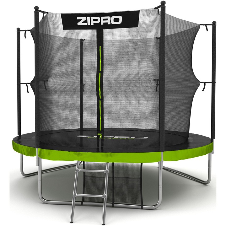 Trambulina Zipro Jump Pro, cu plasa de protectie, 252 cm
