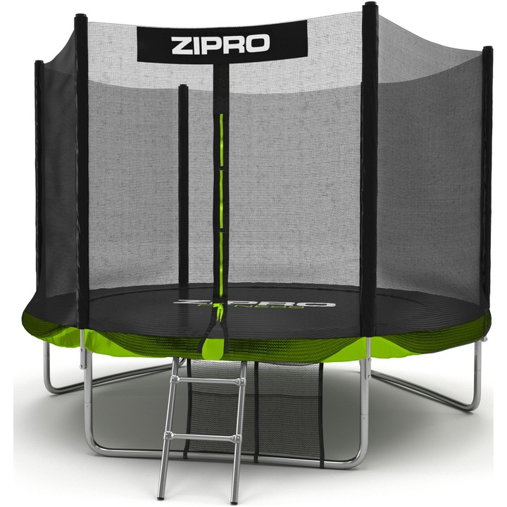 Trambulina Zipro Jump Pro, cu plasa de protectie exterioara, 252 cm