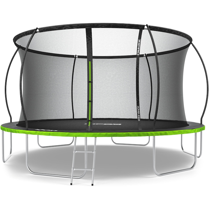 Трамплин Zipro Jump Pro Premium, С предпазна мрежа, 435 см