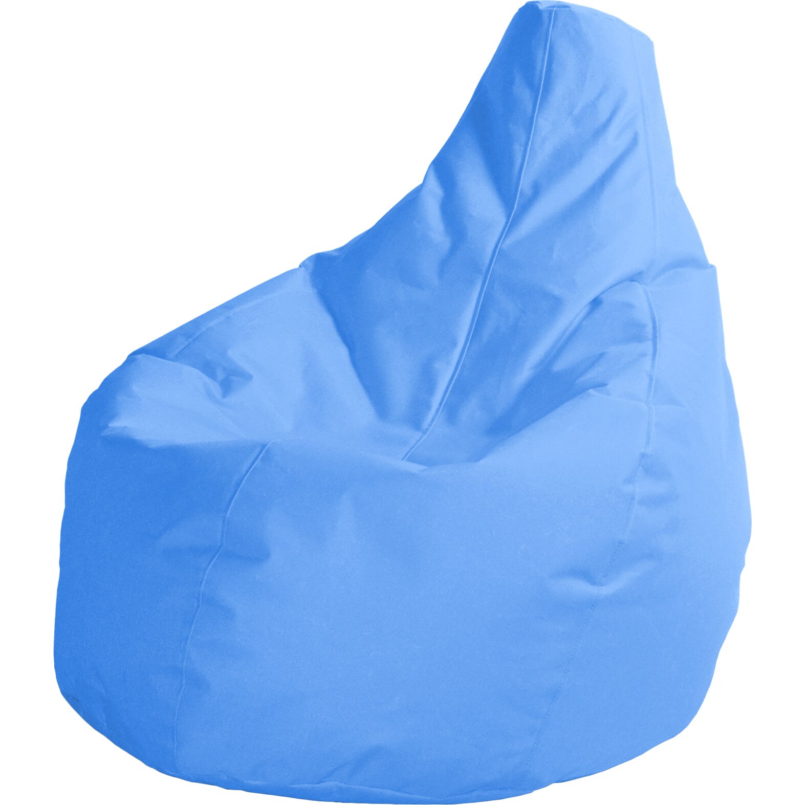 Fotoliu Puf Heinner Home, rezistent la apa, husa cu fermoar, baza 70cm, inaltime 90cm, Basic, Sky
