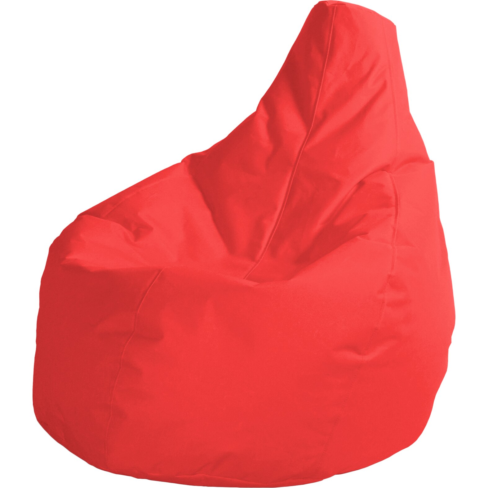 Fotoliu Puf Heinner Home, rezistent la apa, husa cu fermoar, baza 70cm, inaltime 90cm, Basic, Rosu