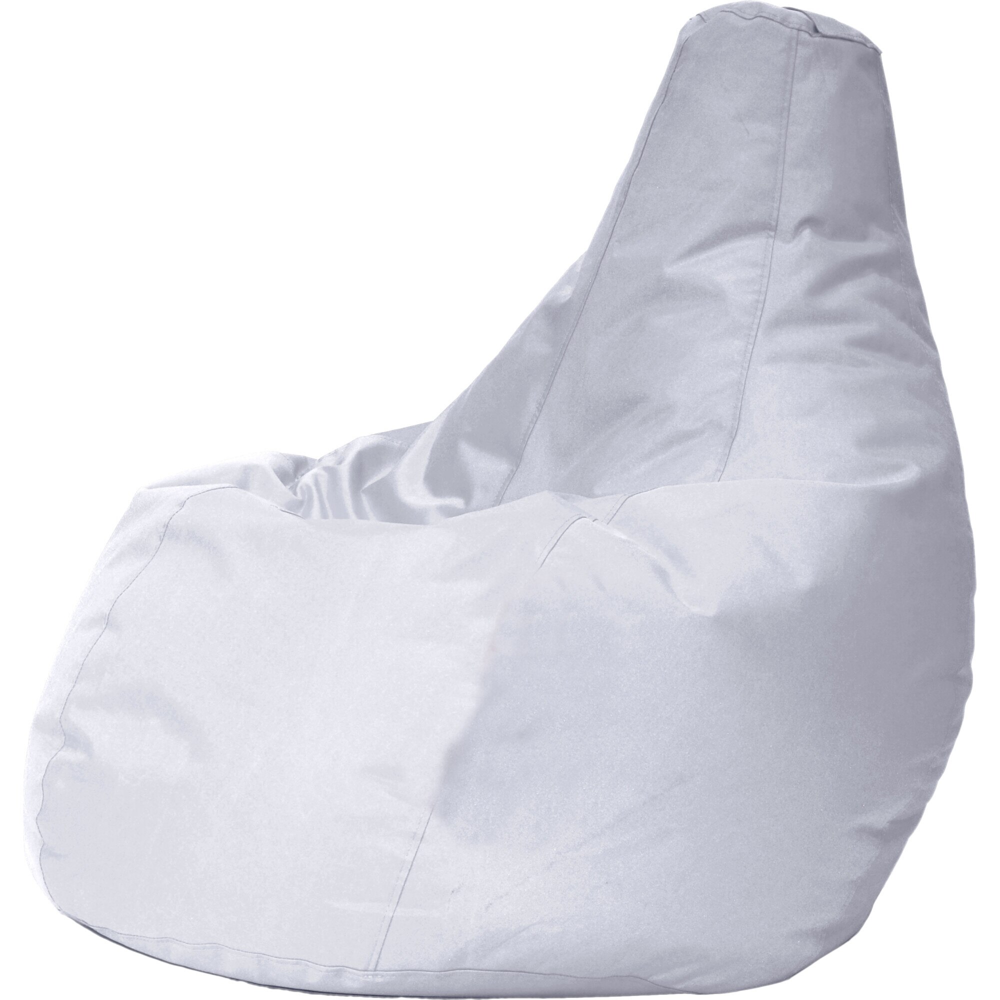 Fotoliu Puf Heinner Home, rezistent la apa, husa cu fermoar, baza 70cm, inaltime 90cm, Eco, Alb