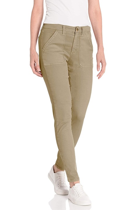 Găsiți pantaloni de damă Daily Ritual, bumbac, Maro deschis, M