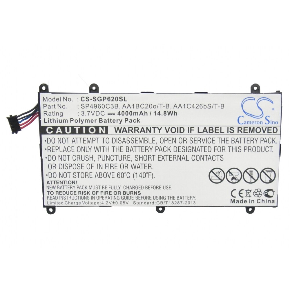 Baterie pentru tablet SAMSUNG SGP620SL 3,7V 4000mAh LiPo Cameron Sino