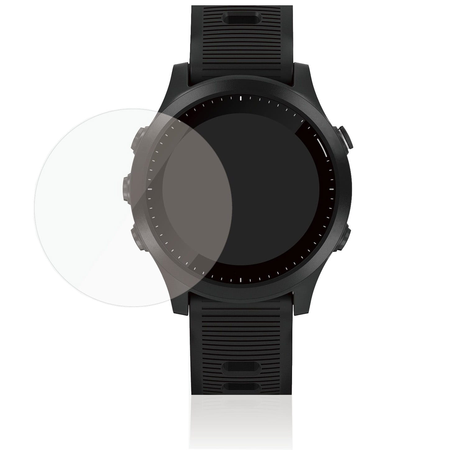 Folie sticla PanzerGlass, Compatibila Galaxy Watch 3, 41 mm, Transparent