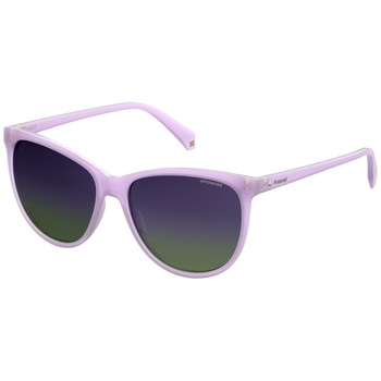 Ochelari de soare dama Polaroid Cat Eye Shiny Violet/Blue/Grey Degrade Polarized PLD4066/S 789/Z7 Ochelari de soare dama Polaroid Cat Eye Shiny Violet/Blue/Grey Degrade Polarized PLD4066/S 789/Z7