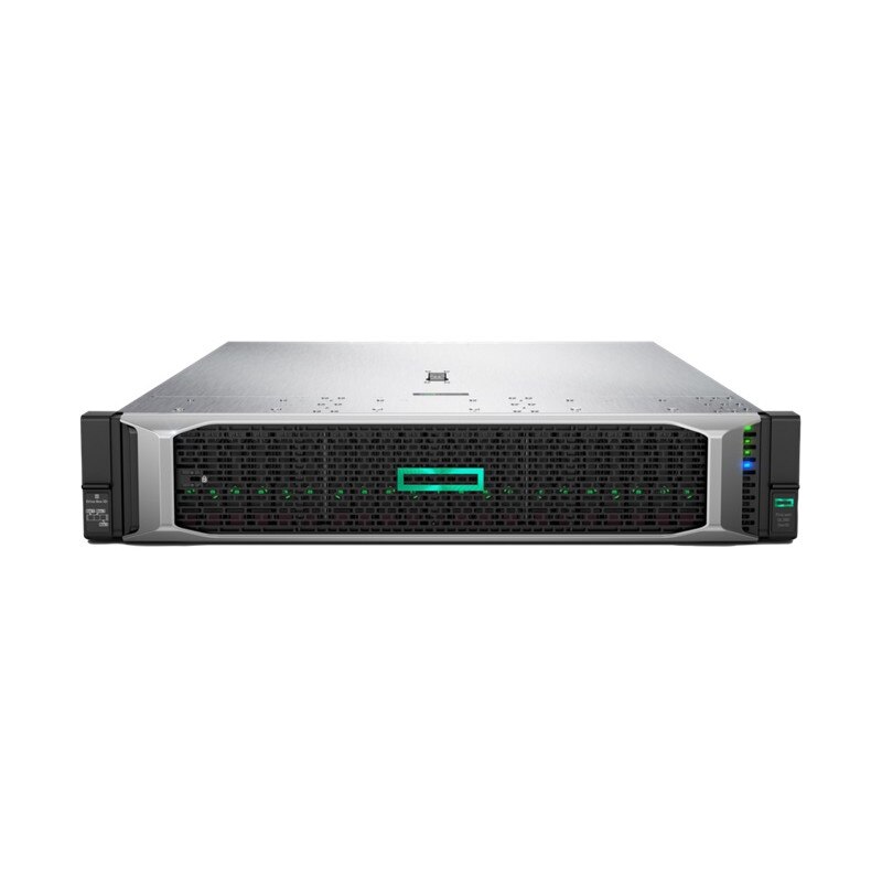 HPE ProLiant DL380 Gen10 Intel Xeon-S 4214R 12-Core (2.40GHz 16.5MB) 32GB (1 x 32GB) PC4-2933Y RDIMM 8 x Hot Plug 2.5in Small Form Factor Smart Carrier Smart Array P408i-a SR NC Fara unitate optica 800W