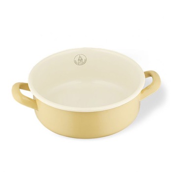 Cratita Email de Sighisoara, 3 L, Ø23 cm x 8.3 cm, Crem caramel Cratita Email de Sighisoara, 3 L, Ø23 cm x 8.3 cm, Crem caramel