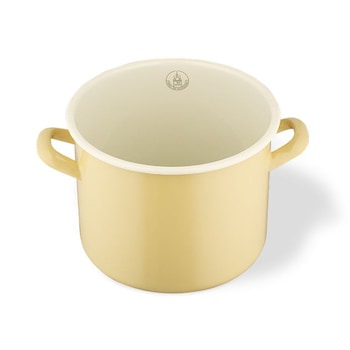 Oala Email de Sighisoara, 5 L, Ø20 cm x 16.5 cm, Crem caramel Oala Email de Sighisoara, 5 L, Ø20 cm x 16.5 cm, Crem caramel