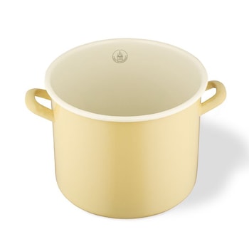 Oala Email de Sighisoara, 8 L, Ø23 cm x 19.7 cm, Crem caramel Oala Email de Sighisoara, 8 L, Ø23 cm x 19.7 cm, Crem caramel