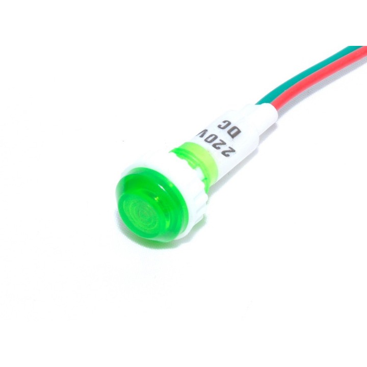 Indicator martor verde cu fir elSales, ELS-MV220, 220V