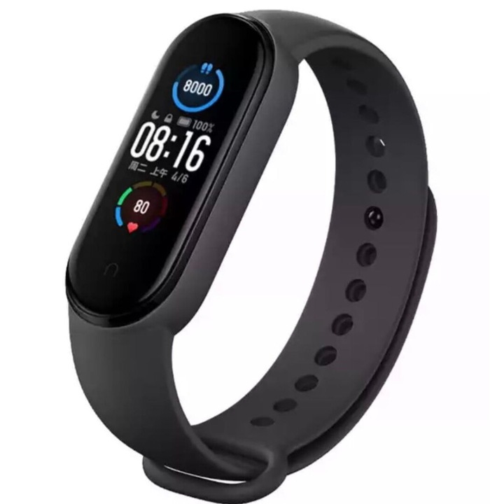 Каишка Xiaomi Mi Band 5, цвят Черен