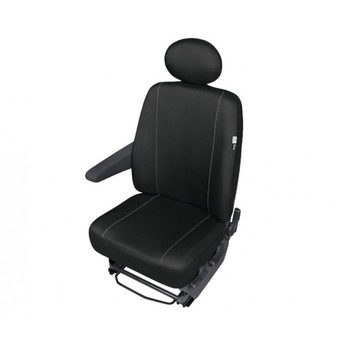 Husa auto scaun sofer Hermes-Herman Black DV1 M, negru Husa auto scaun sofer Hermes-Herman Black DV1 M, negru