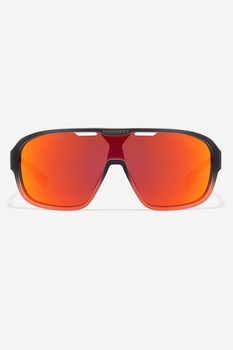 Hawkers, Ochelari de soare shield unisex cu lentile oglinda Infinite, Negru, 132-15-140 Standard Hawkers, Ochelari de soare shield unisex cu lentile oglinda Infinite, Negru, 132-15-140 Standard