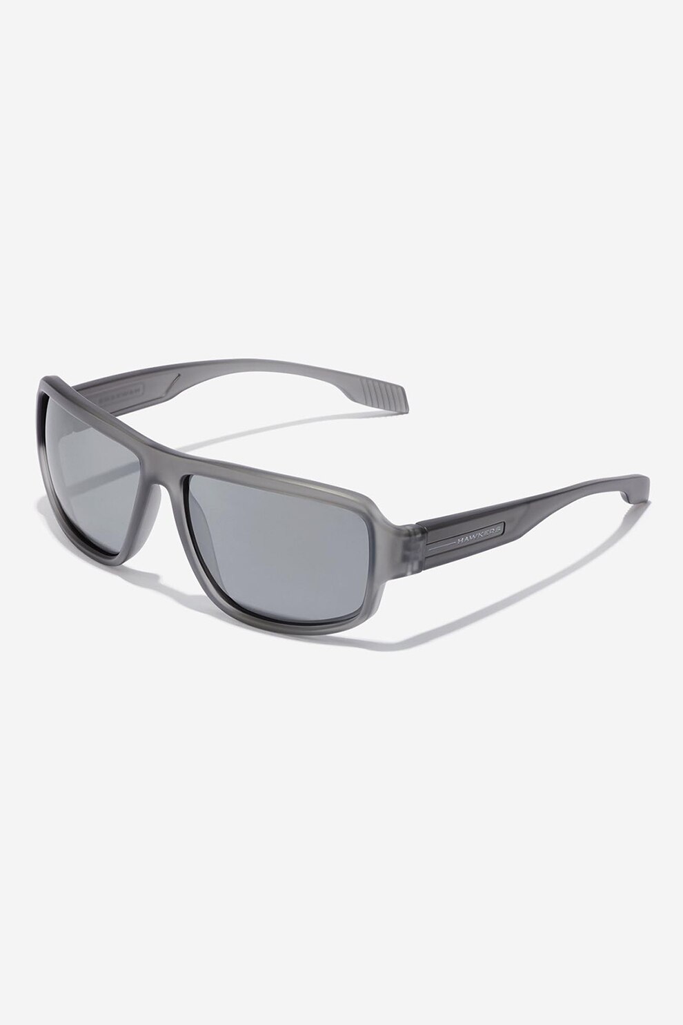 Hawkers, Ochelari de soare dreptunghiulari unisex cu lentile oglinda, Gri antracit, 60-15-133 Standard