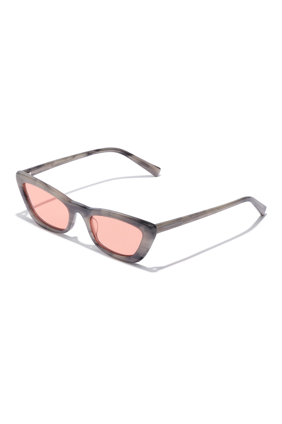 Hawkers, Ochelari de soare cat-eye Usil Geometric, Gri, 52-19-140 Standard