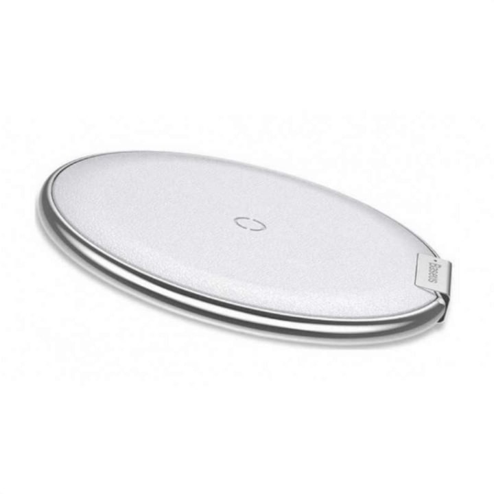Baseus Wireless Charger Desktop (WXIX-0S) – vezeték nélküli töltőpad Qi-kompatibilis eszközökhöz (fehér)
