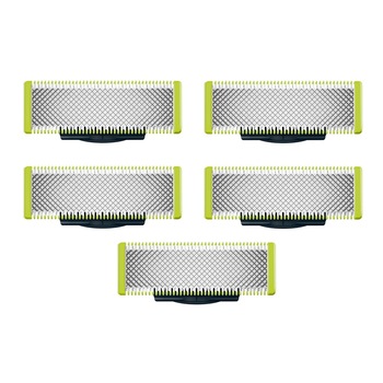 Set 5 Rezerve OneBlade, compatibil OneBlade si OneBladePro, Verde Set 5 Rezerve OneBlade, compatibil OneBlade si OneBladePro, Verde