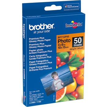 Hartie Foto Brother BP71GP50, Glossy 10x15 cm Hartie Foto Brother BP71GP50, Glossy 10x15 cm