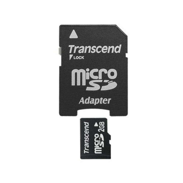 Transcend 2GB microSD карта с памет