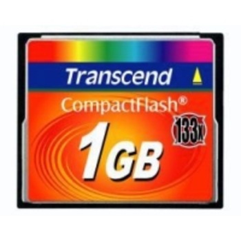 Card memorie Transcend Compact Flash 1GB, 133X Card memorie Transcend Compact Flash 1GB, 133X