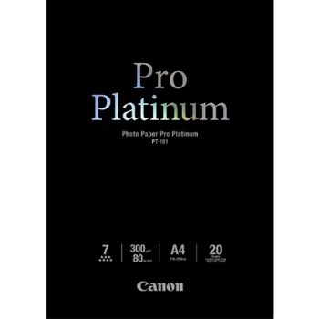 Hartie foto Pro Platinum Canon PT-101, A4, 20 Sheets Hartie foto Pro Platinum Canon PT-101, A4, 20 Sheets