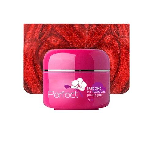 Gel Uv Unghii Color Metalic Red