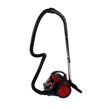 Aspirator Fara Sac, Putere 700W, Furtun Rotativ, Filtru HEPA, Capacitate 2.5L, Accesorii Incluse, Filtrare in mai multe trepte, Rosu/Negru Aspirator Fara Sac, Putere 700W, Furtun Rotativ, Filtru HEPA, Capacitate 2.5L, Accesorii Incluse, Filtrare in mai multe trepte, Rosu/Negru