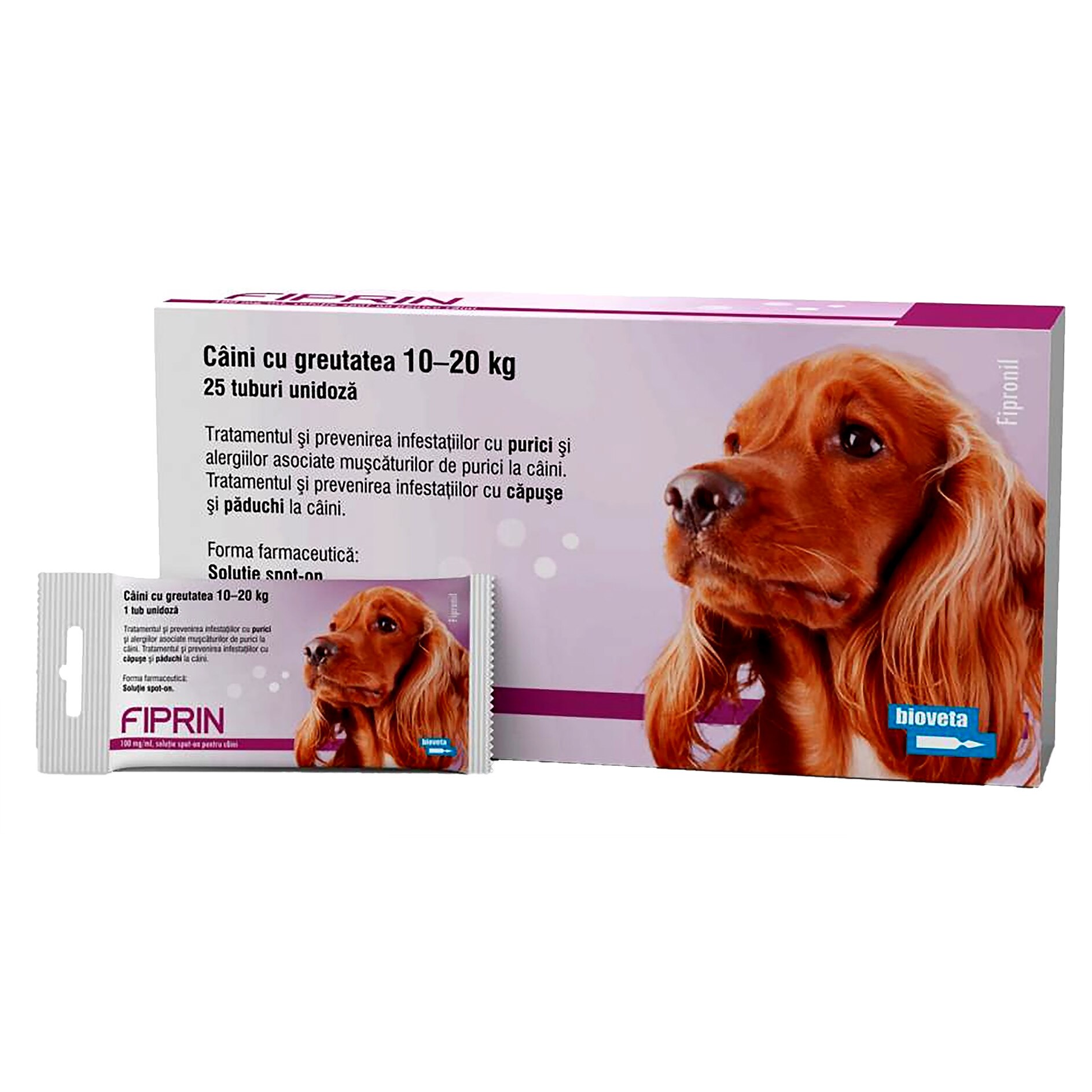 Solutie antiparazitara externa, Frontline Spot On pentru pisici
