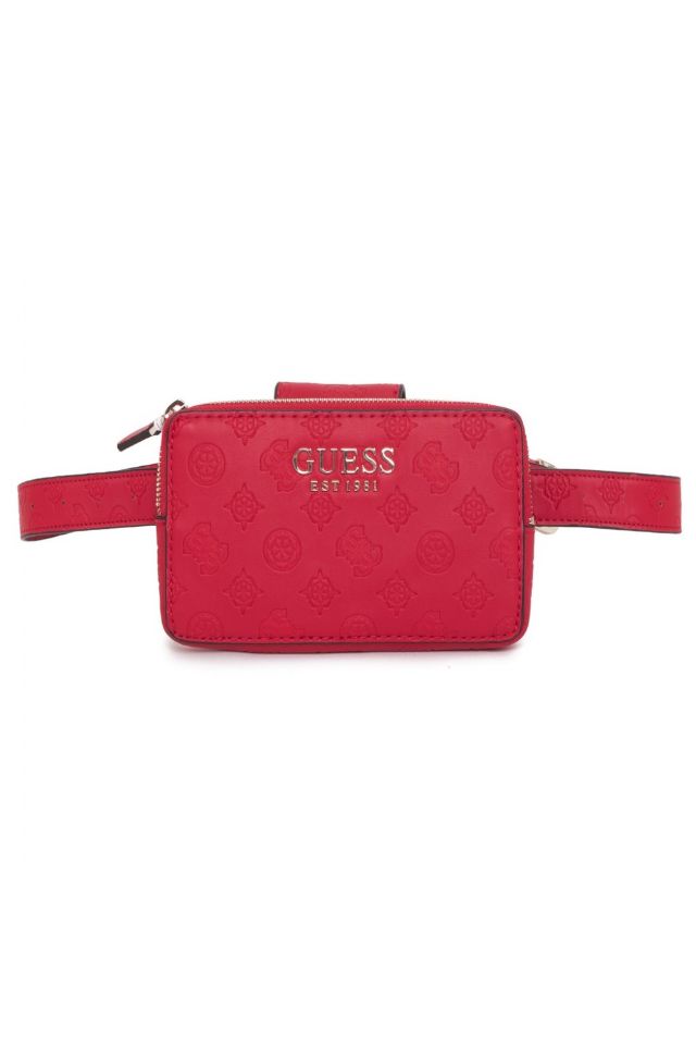 Geanta dama Guess, Piele ecologica, Rosu