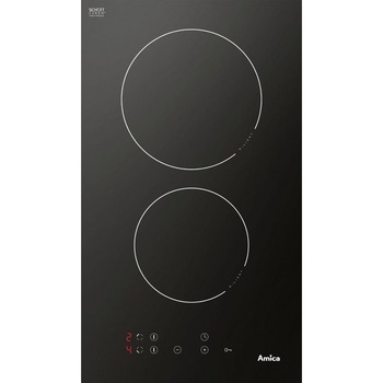 Plita Electrica Incorporabila Amica PCH3200ZT-23544, Ceramica, 2 arzatoare, 30 cm, Negru Plita Electrica Incorporabila Amica PCH3200ZT-23544, Ceramica, 2 arzatoare, 30 cm, Negru