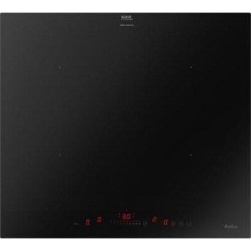 Plita Incorporabila Amica X-TYPE PI6544NSU, Inductie, 4 zone de gatit, 57.6 cm, Negru