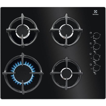 Plita incorporabila Electrolux EGG6407K, gaz, 4 zone de gatit, 60 cm, Negru Plita incorporabila Electrolux EGG6407K, gaz, 4 zone de gatit, 60 cm, Negru