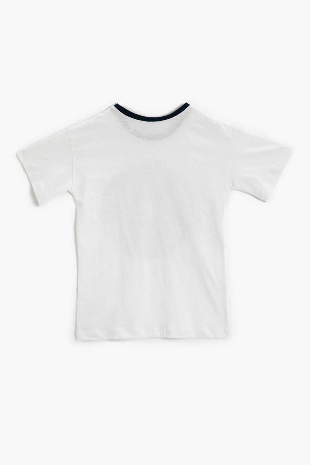 KOTON, Tricou cu imprimeu text, Alb/Rosu