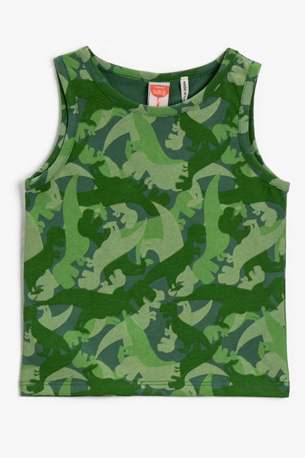 KOTON, Top cu imprimeu, Verde militar