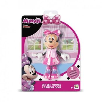 Papusa Minnie cu accesorii - in calatorie, produs original Papusa Minnie cu accesorii - in calatorie, produs original