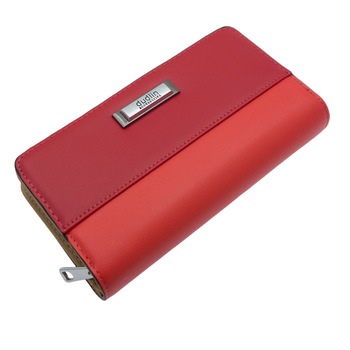 Portofel de dama, Dudlin, din piele ecologica, 19 x 10 x 3.5 cm, Rosu - PR397 Portofel de dama, Dudlin, din piele ecologica, 19 x 10 x 3.5 cm, Rosu - PR397
