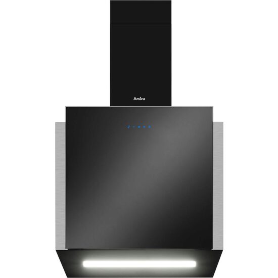 Hota verticala Amica OKM6651IS, putere absorbtie 625 mc/h, 1 motor, 59.6 cm, Negru