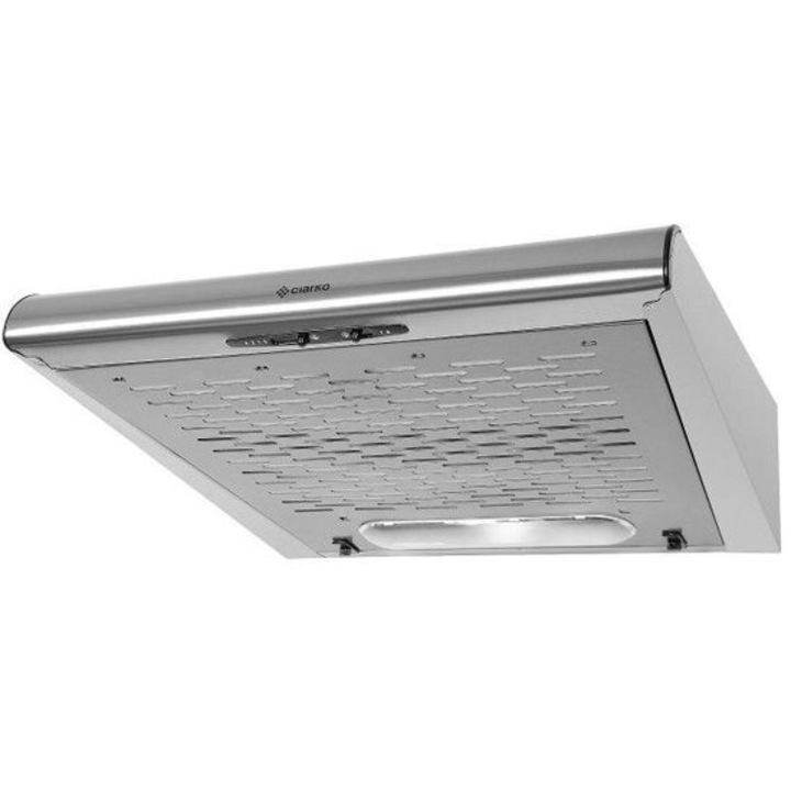Hagyományos beépített páraelszívó Ciarko ZRD 60, szívóteljesítmény 186 mc/h, 1 motor, 60 cm, rozsdamentes acél