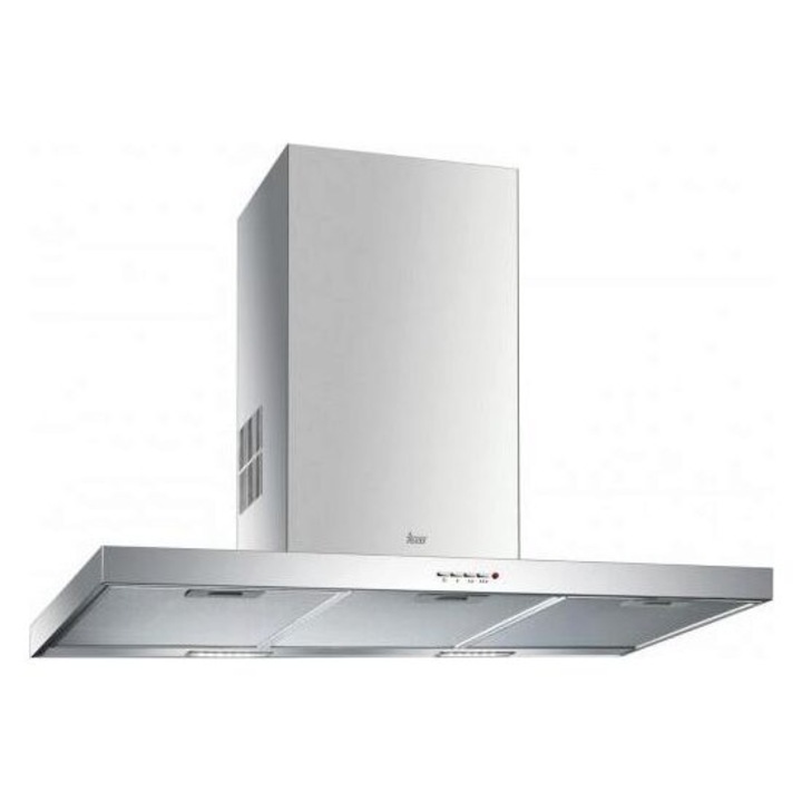 Hota decorativa Teka DSJ 650 40484830, putere absorbtie 401 mc/h, 1 motor, 90 cm, Otel