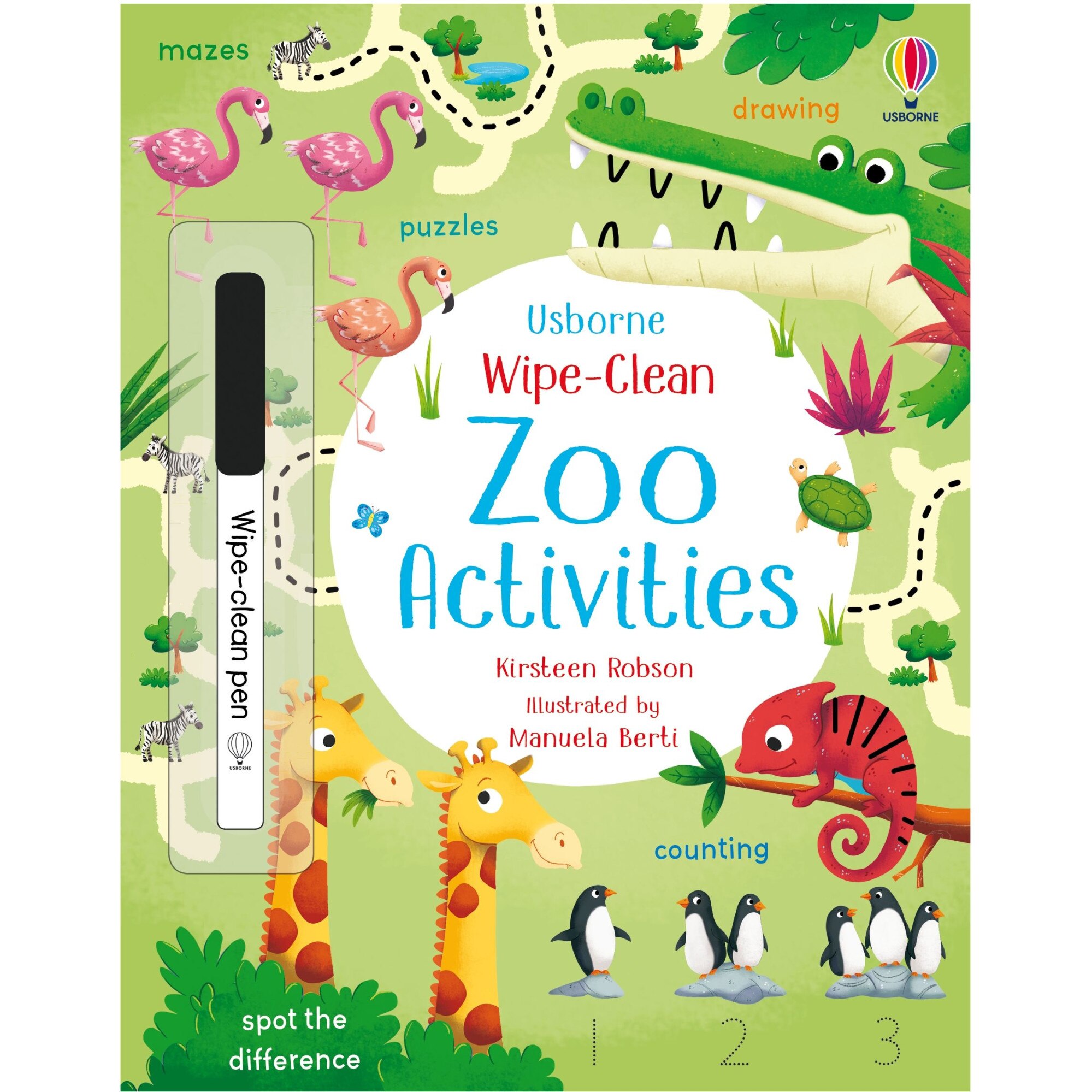 Wipe-Clean Zoo Activities - Kirsteen Robson