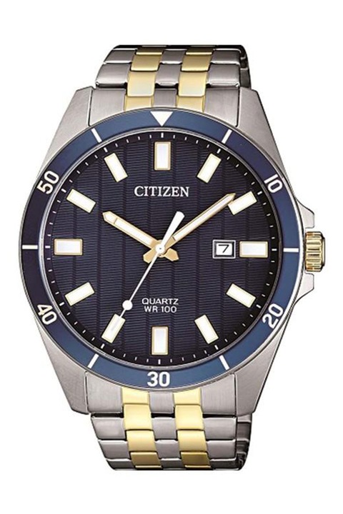 Citizen, Ceas din otel inoxidabil, Argintiu inchis/auriu