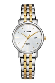 Citizen, Ceas din otel inoxidabil in doua nuantte, Argintiu/Auriu Citizen, Ceas din otel inoxidabil in doua nuantte, Argintiu/Auriu