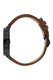 Citizen, Ceas rotund analog cu o curea de piele, Maro scortisoara