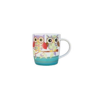 Cana ceramica bufnita 325 ml, Nichita Impex, bufnite decorate Cana ceramica bufnita 325 ml, Nichita Impex, bufnite decorate