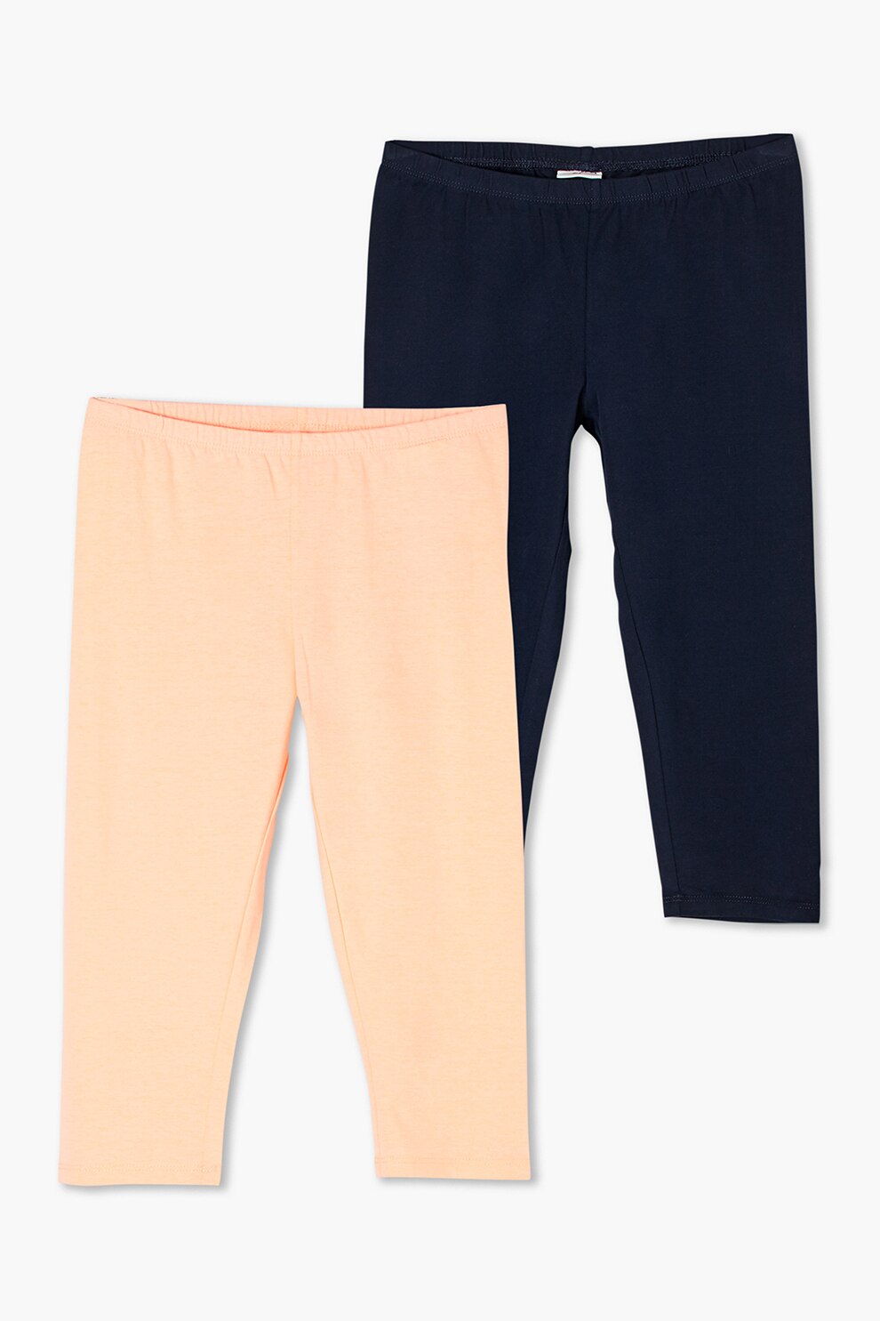 s.Oliver, Set de 2 perechi de colanti, bumbac, Bleumarin inchis/Roz deschis